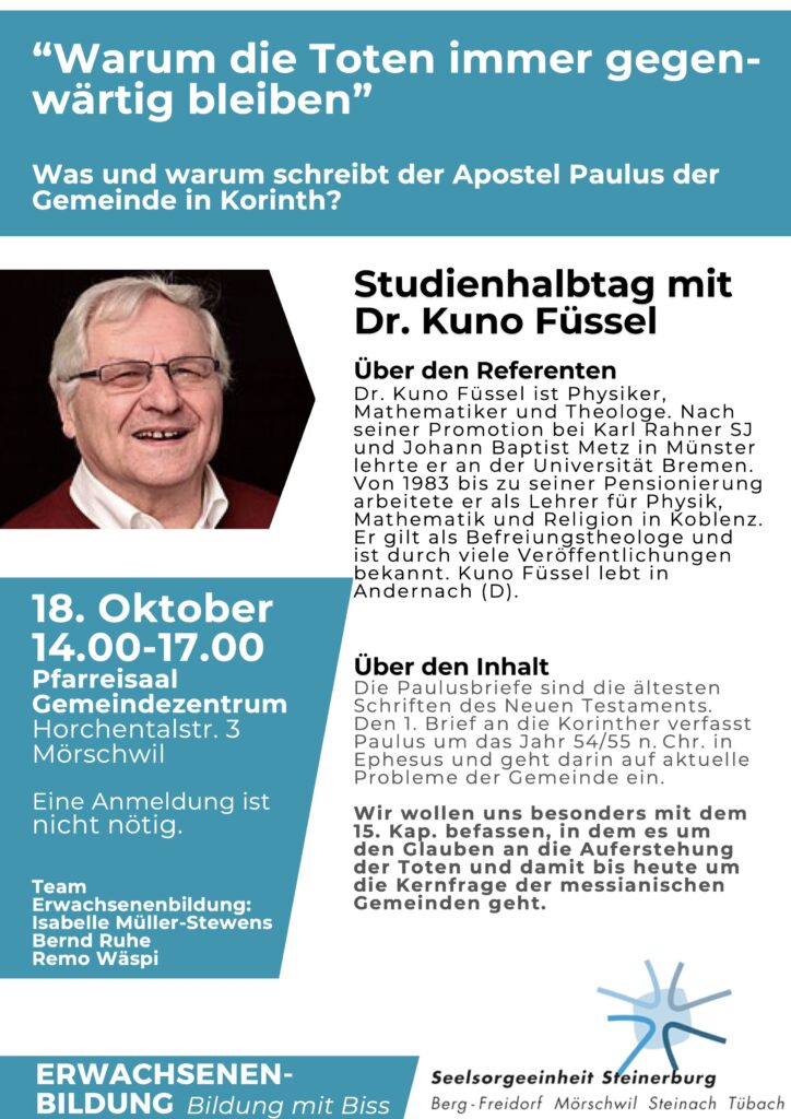 Studienhalbtag Dr. Kuno Füssel