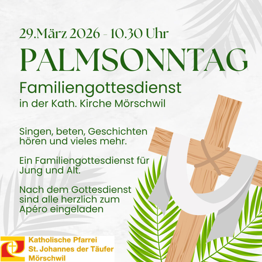 Flyer Familiengottesdienst am Palmsonntag