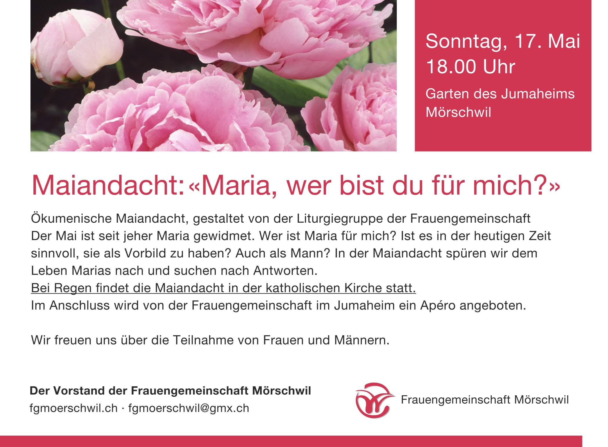 Flyer Maiandacht 2026