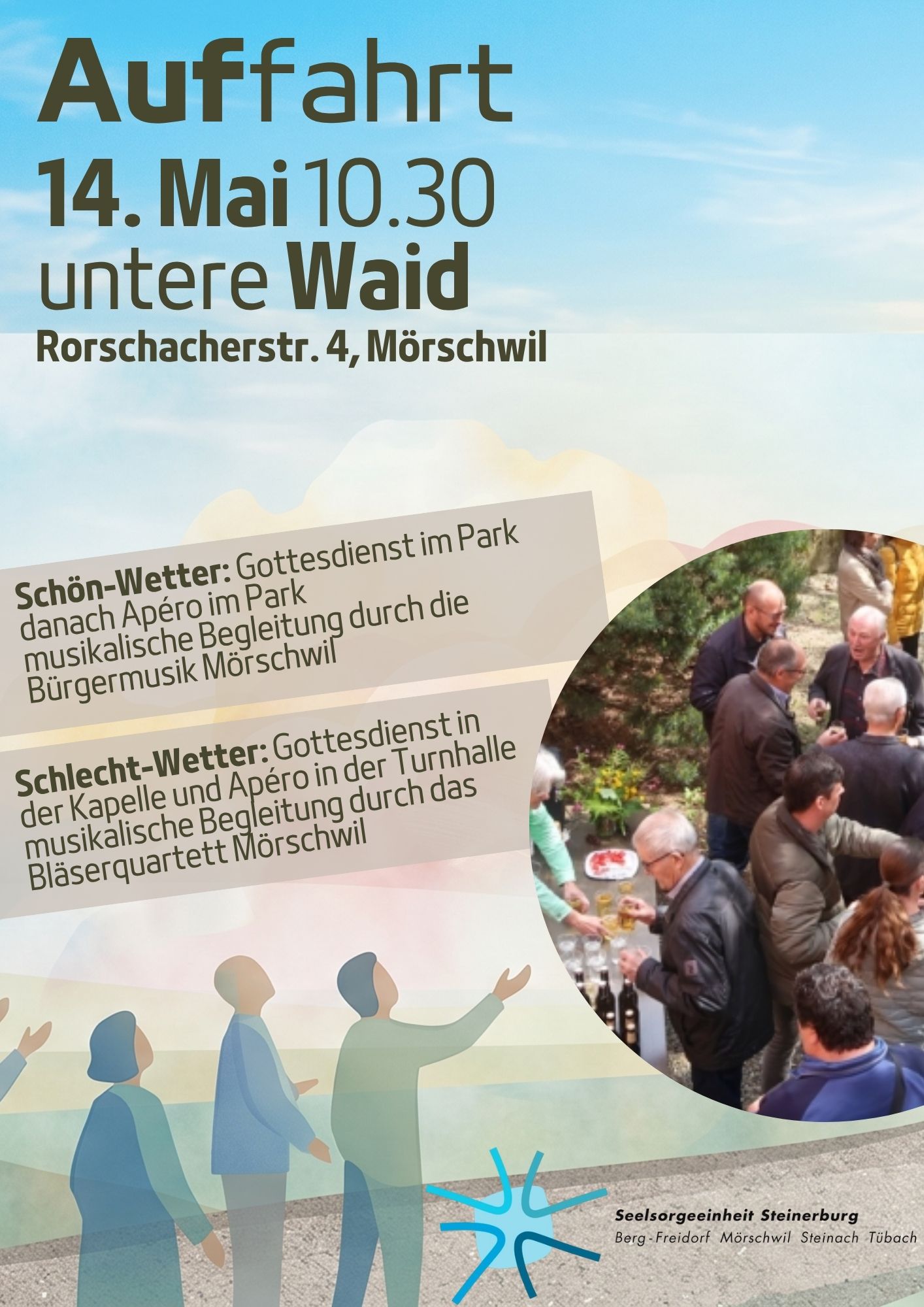 Flyer Auffahrt untere Waid