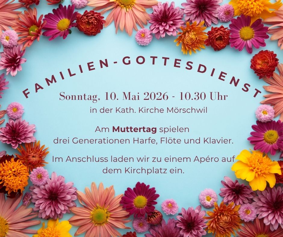 Flyer Muttertag Familien-Gottesdienst