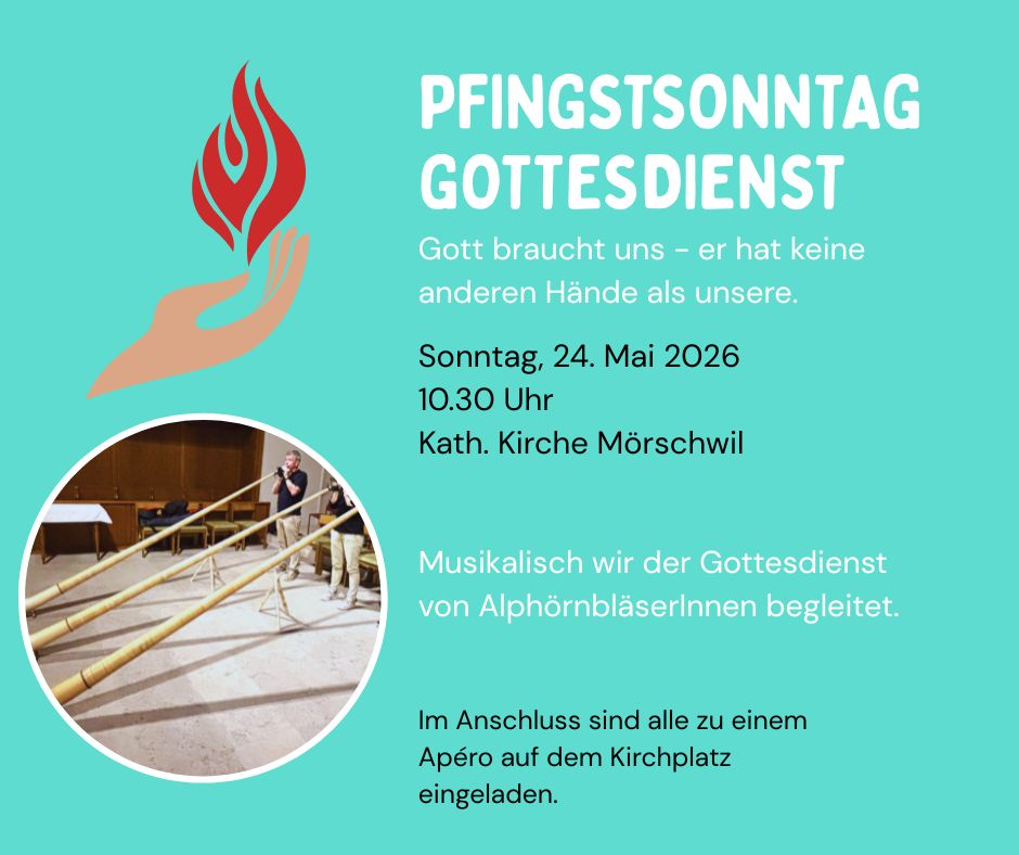 Flyer Pfingstsonntag Gottesdienst